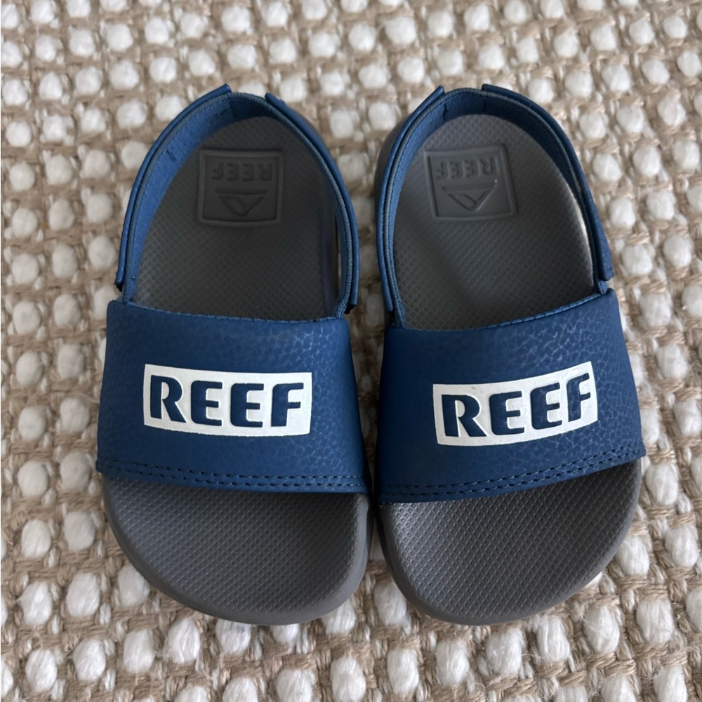 Reef Kids Navy and Gray Sandals
